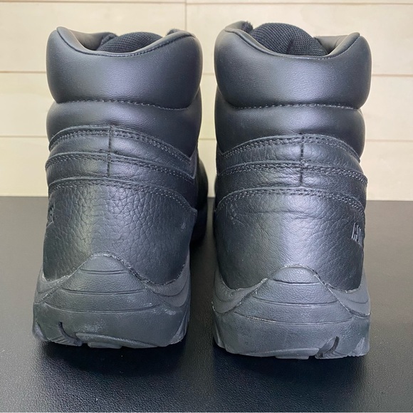 Iron Age Trencher Composite Toe Work Boots Men's Size 9.5 Shoes M Black Leather - Picture 6 of 11